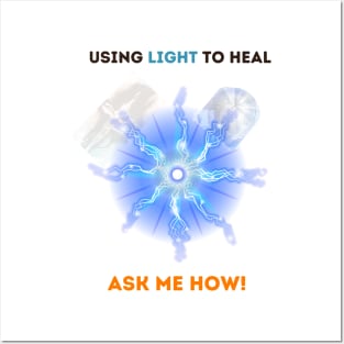 Using Light to heal Posters and Art